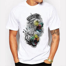 Load image into Gallery viewer, Lion 3D White T-Shirt