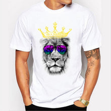 Load image into Gallery viewer, Lion 3D White T-Shirt