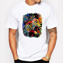 Load image into Gallery viewer, Lion 3D White T-Shirt