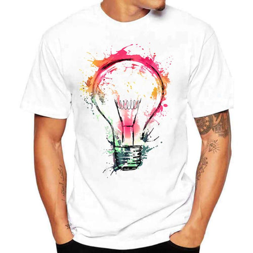 Bulb 3D Print T-Shirt