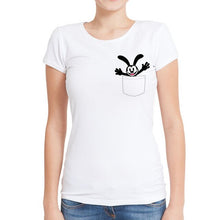 Load image into Gallery viewer, Cute Pocket Animal Print T-Shirt